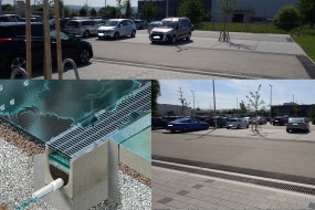 DRAINFIX CLEAN on the employee and customer car park