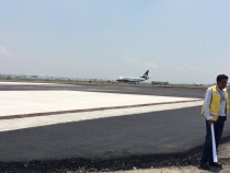 Aeropuerto de México drena hangar Aeroméxico con HAURATON
